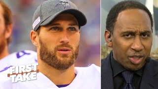‘Kirk Cousins is allergic to prosperity’- Stephen A. picks the Cowboys over the Vikings | First Take