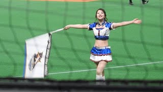 ＜2021.4.7ソフトバンク戦＞ファイターズガールによるスターター送り出し