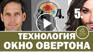 Как работает технология Окно Овертона.  Как двигают Окно Овертона.