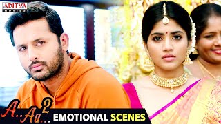 Nithiin, Megha Akash Emotional Love Scenes || A AA 2  Latest Hindi Dubbed Movie @adityamovies