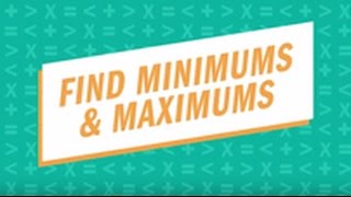 Find Minimums & Maximums With the TI-84 Plus CE Graphing Calculator