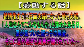 【感動する話】結婚後すぐに仮面夫婦になった俺ら夫婦。「人生なんてこんなもんか」と諦めたある日、妻が気づいた姪っ子の異変。そこに意外過ぎる真実が隠されていた…