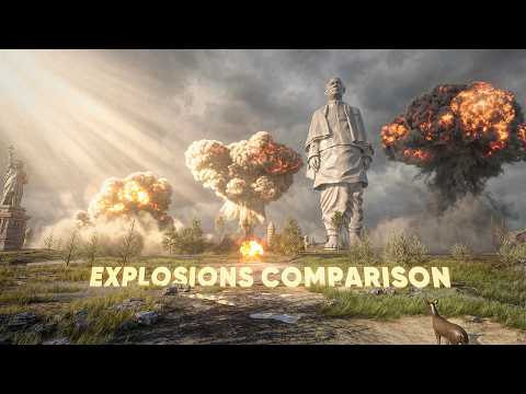 Explosions Size Comparison