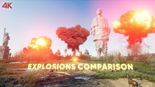 EXPLOSIONS Size Comparison | 3D