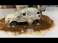 FORD - Eco Sports Car - Washing Dirty Mud Scale Miniature Car | After Off Road | Diecast Scale Model