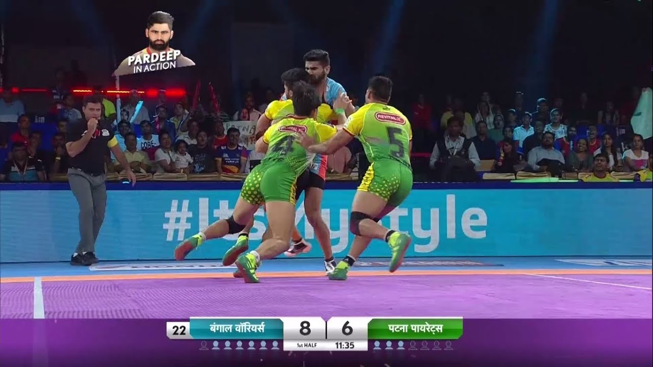 Pro Kabaddi 2019 Highlights Today: Patna Pirates Vs Bengal Warriors ...