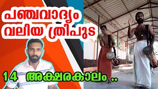 പഞ്ചവാദ്യം വലിയ ത്രിപുട 14  അക്ഷരകാലം ..Thimila class-Thripuda 14 aksharam valiya thripuda