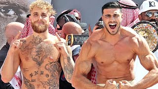 HIGHLIGHTS • TOMMY FURY VS JAKE PAUL FULL WEIGH IN & FACE OFF VIDEO
