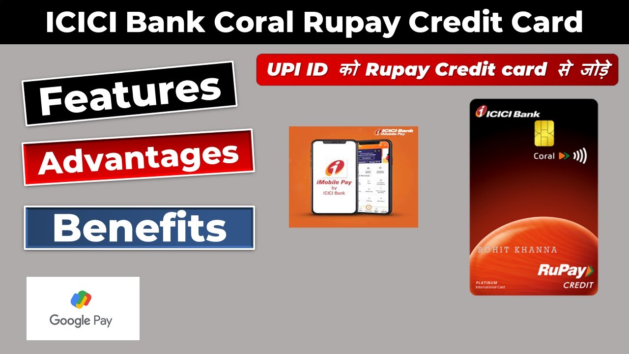 ICICI Bank Coral Rupay Credit Card | Benefits And Features | Rupay ...