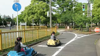 貝塚交通公園│(# ﾟДﾟ)ノロノロ運転★奈華5y2m