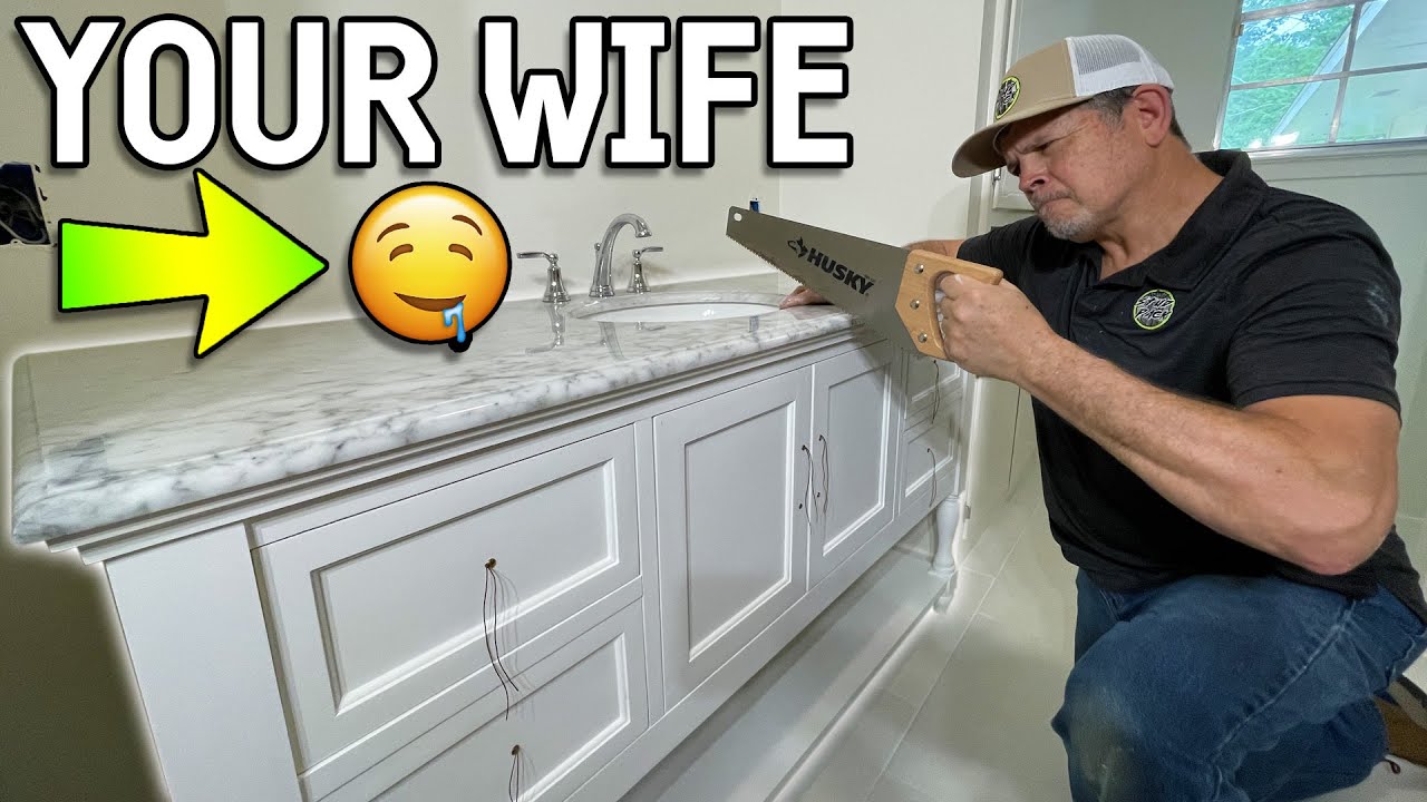 WHAT TO DO When Your EXPENSIVE VANITY DOESN'T FIT!