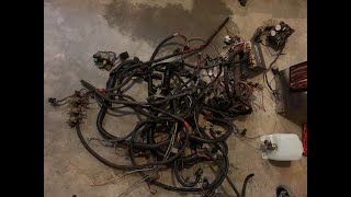 Jeep CJ7 Update 40 - Painless Wiring Installation Part 1 (Old Wiring Removal)