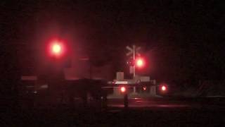 QRNational Container Train at Night - Freight Trains and Railroads in Australia