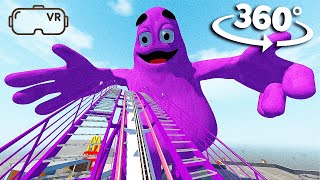 360° VR Grimace Shake  - Roller Coaster