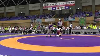 2022年沼尻直杯全国中学生選手権【58kg級】＝18選手エントリー　▼決勝　野口紗英（北海道・帯広クラブ3）○［Ｔフォール、0:21=10-0］●中山木の実（福井・HAKOBEE SPORTS 3）