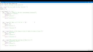 How to create a simple quiz in python (For begginers) python project ( With Source Code )