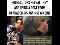 Prosecutors reveal they are using a post from Dj Akademiks against 6ix9ine!