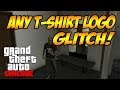 GTA 5 Online - How To Get Any Logo/Design On A Black T-Shirt! (GTA V Glitches)