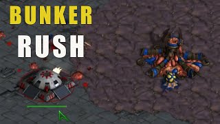 Bunker Rush in StarCraft Remastered