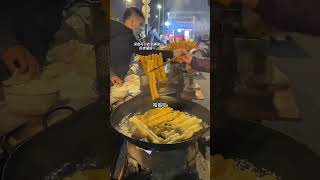 中国街头美食Chinese roadside stand  | 凌晨两点的油条店！我也想来两根儿~~ #chinesefood #food #美食