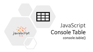 advanced console.table in javascript with all real time use cases
