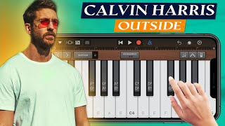 Calvin Harris - Outside on iPhone (GarageBand)