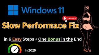 Windows 11 Slow Performance Fix in 6 Easy Steps + Bonus at the End 🫣👨🏻‍💻😲