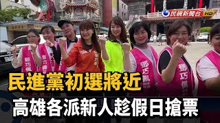 民進黨初選將近　高雄各派新人趁假日搶票－民視新聞