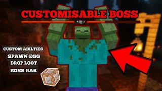 How to Make a Customisable Boss Fight | Command Block Tutorial