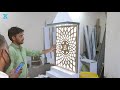 mdf jali mandir में लगाएं आसानी से acp hpl acrylic जली cutting details cnc cutting price