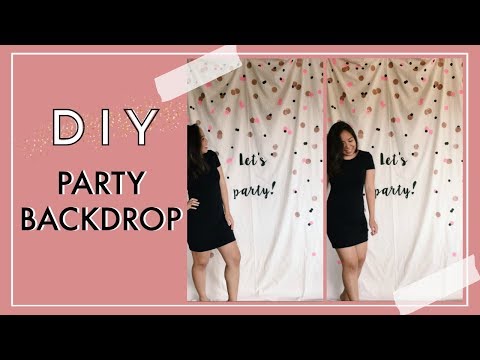 DIY Party Backdrop | DIY Party Decor Ideas DIY Party Backdrop | DIY Party Decor Ideas
