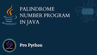 palindrome number program program in java | java program | java tutorials.