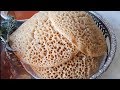 بغرير بالخميرة البلدية و دقيق القمح الكامل بنيين و رطب 2019.crêpes marocain