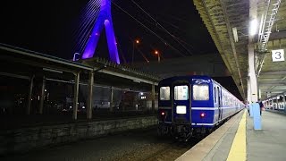 寝台急行『はまなす』2014-05-03 青森駅入線 開放B寝台車の車内の様子 札幌駅からの回送お見送り