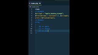 How to use PHP explode() function! 🔎 #codingtips 💻 #tutorial #programmingtips #php