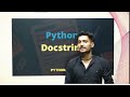 Python Comment & Docstring || Python for Data Science.
