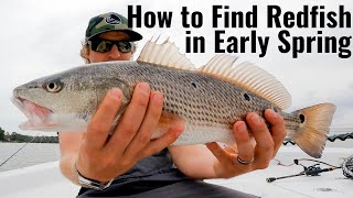 How to Catch Redfish in Early Spring - Fishing VLOG (TIPS and HOW TO)