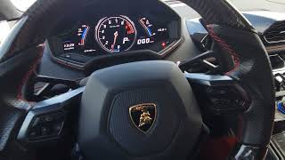 【Lamborghini】ランボルギーニウラカンエンジン始動から発進