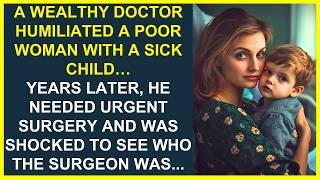 A WEALTHY SURGEON HUMILIATED A POOR WOMAN WITH A SICK CHILD…YEARS LATER, HE NEEDED URGENT SURGERY...