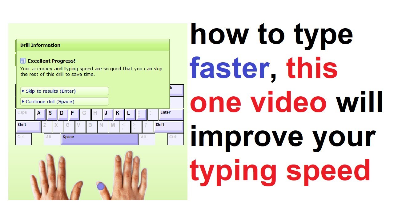 How To Type Faster Free Typing Lessons Typing Practice And Typing Speed ...