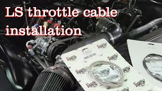 Chevelle LS Swapped Throttle Cable Installation