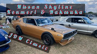 Two beautiful Classic Nissan Skyline Kenmeri \u0026 Hakosuka