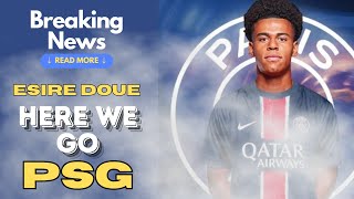 Esire Doué Officially Signs with PSG