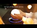 magnetic levitation floating 3d print moon lamp