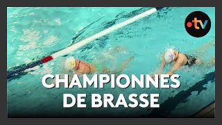 Kalina et Lola du Club Oloron Natation, futures championnes ?