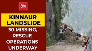 Landslide In Himachal's Kinnaur: One Dead, 30 Missing As Entire Hillock Slides; Rescue Operations On