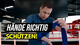 Hände richtig bandagieren und schützen! #tipps #boxing