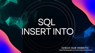 SQL INSERT INTO Statement Explained | How to Add Data to a Table