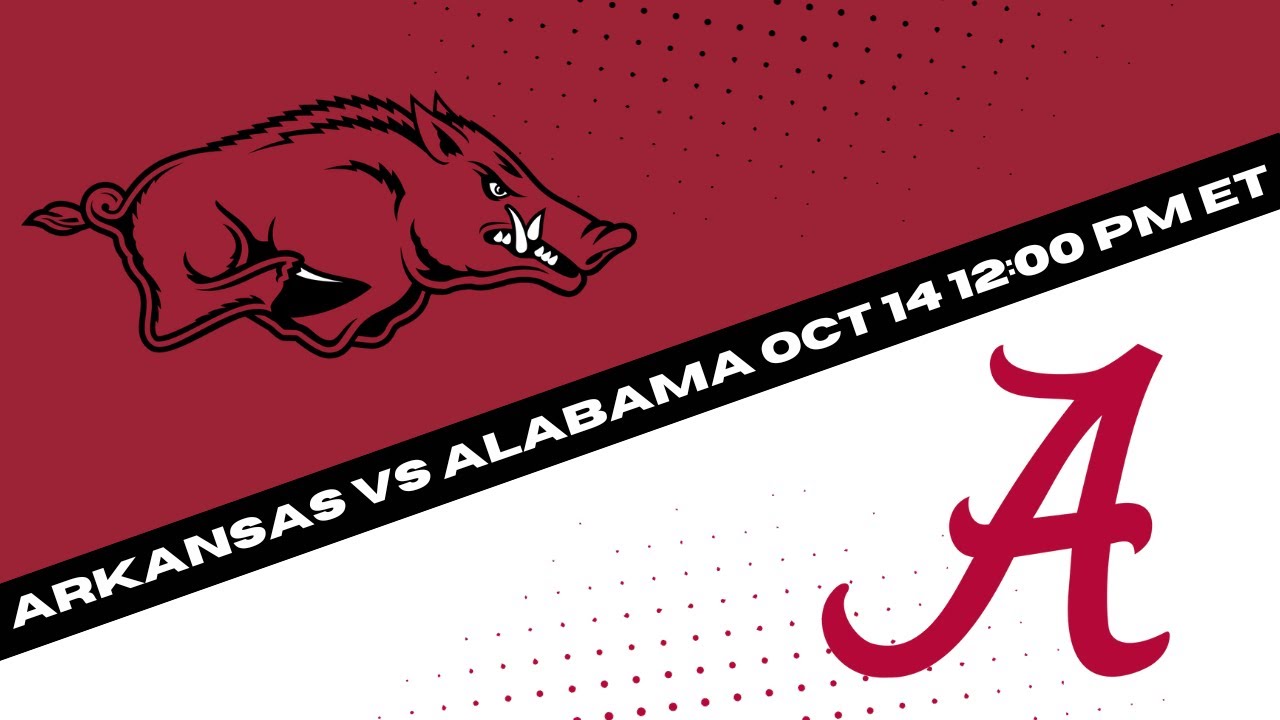 Alabama Crimson Tide Vs Arkansas Razorbacks Prediction And Picks ...