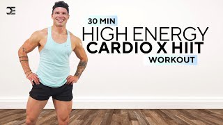 30 Min FULL BODY CARDIO HIIT WORKOUT | No Equipment (Maximum Energy)